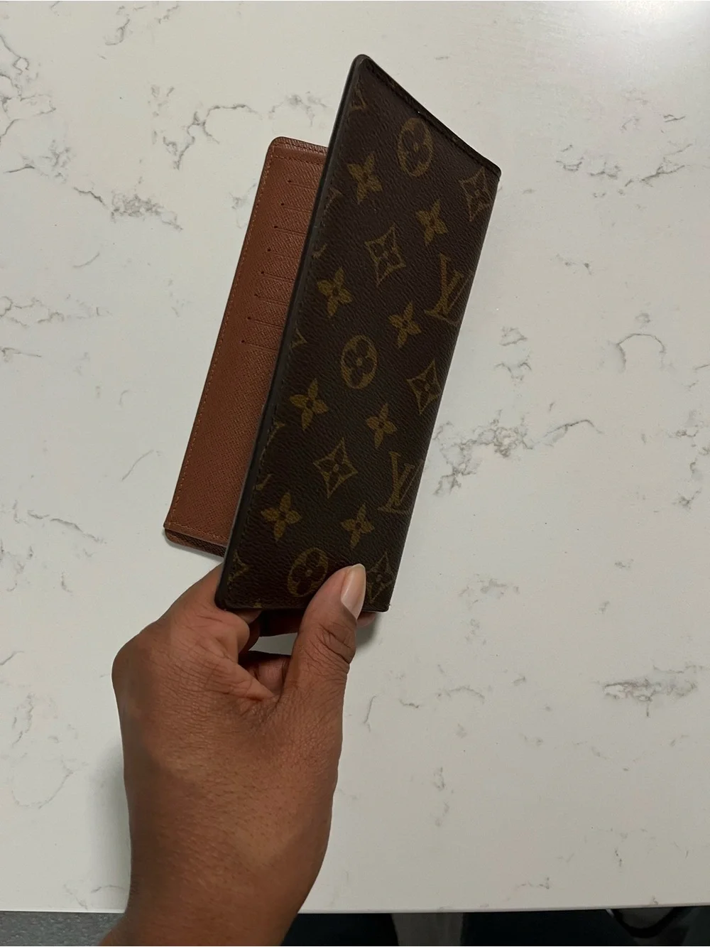 Louis Vuitton Brown Monogram Long Wallet